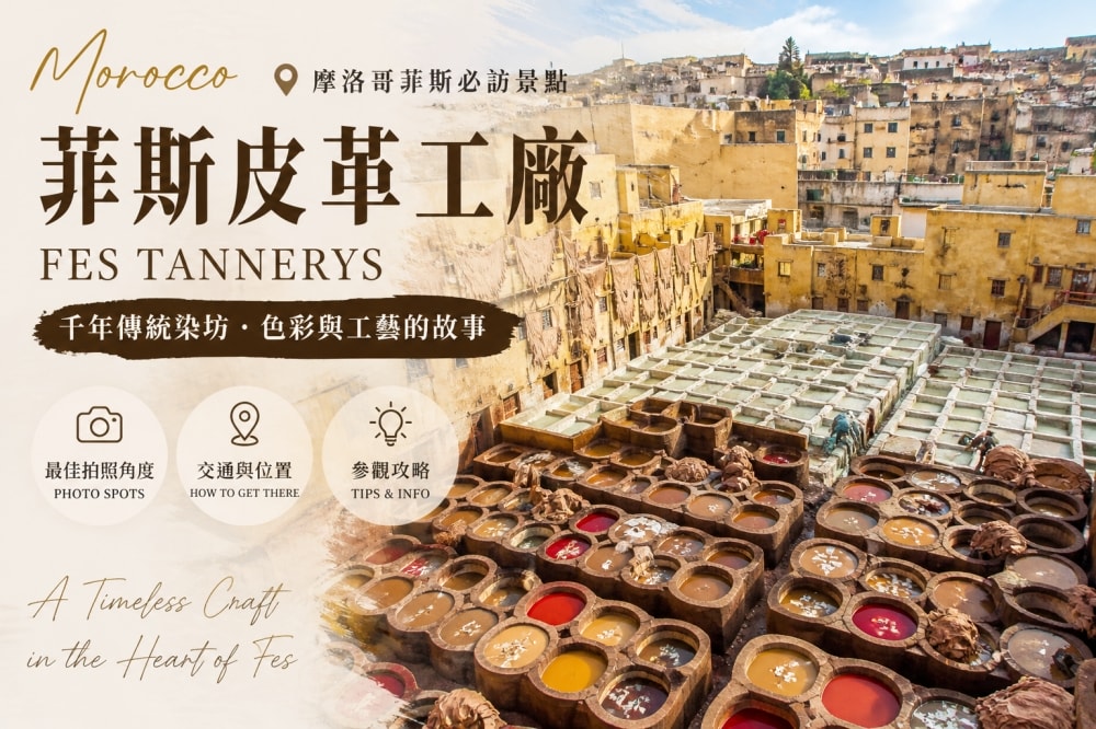 菲斯皮革工廠(Fes Tannerys)