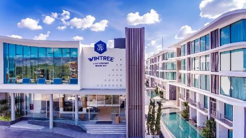 【亞洲，泰國，清邁】清邁住宿推薦Wintree City Resort Chiang Mai ，藍白相間、時尚又舒服的實惠飯店。