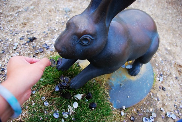 【日本,四國】跟著明星去旅行,林依晨山陰愛戀之旅 ~ 在島根縣立美術館看夕陽,摸幸運兔祈求美好姻緣 - 第29張圖