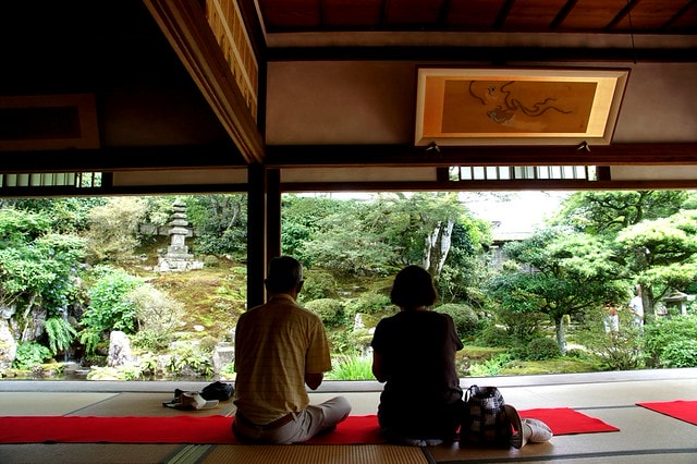 【日本關西自由行】2011漫遊關西真愜意13 ~ 偶爾也該離開人群,找個安靜的角落到實光院(实光院 Jikkoin)喝杯茶 - 第11張圖