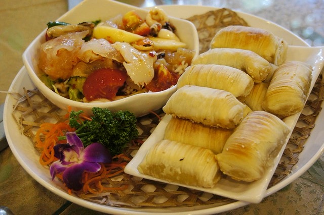 【台灣，桃園縣，龍潭鄉】OTOP全民揪團出遊去(上)巷子內的特色美食，以「茶入菜」創意又美味的&quot;壹等賞景觀茶園&quot;