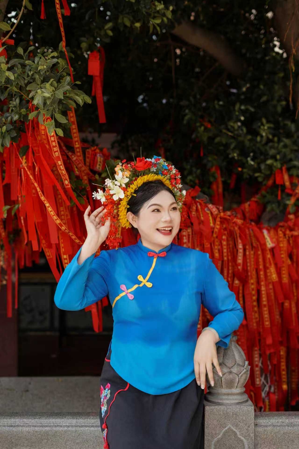 泉州旅遊必訪｜潯埔漁村簪花體驗，走進潯埔女的非物質文化遺產。