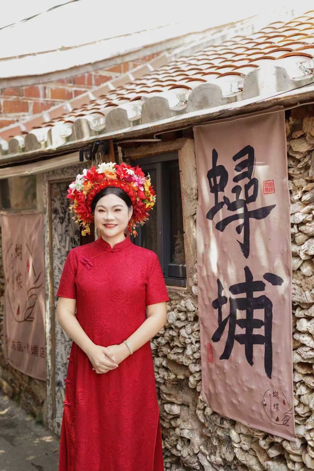 泉州旅遊必訪｜潯埔漁村簪花體驗，走進潯埔女的非物質文化遺產。