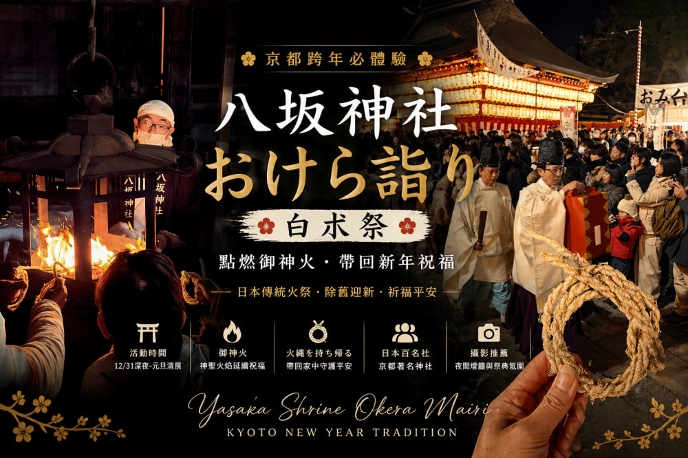 八坂神社おけら詣り「白朮祭」