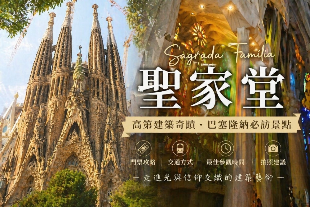 西班牙|巴賽隆納|聖家堂(Sagrada Família)高第建築奇蹟