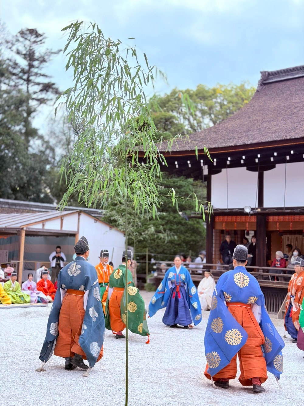京都下鴨神社蹴鞠|新年限定傳統活動+御守推薦與四季御守攻略。 - 第2張圖 下鴨神社蹴鞠表演京都新年活動
