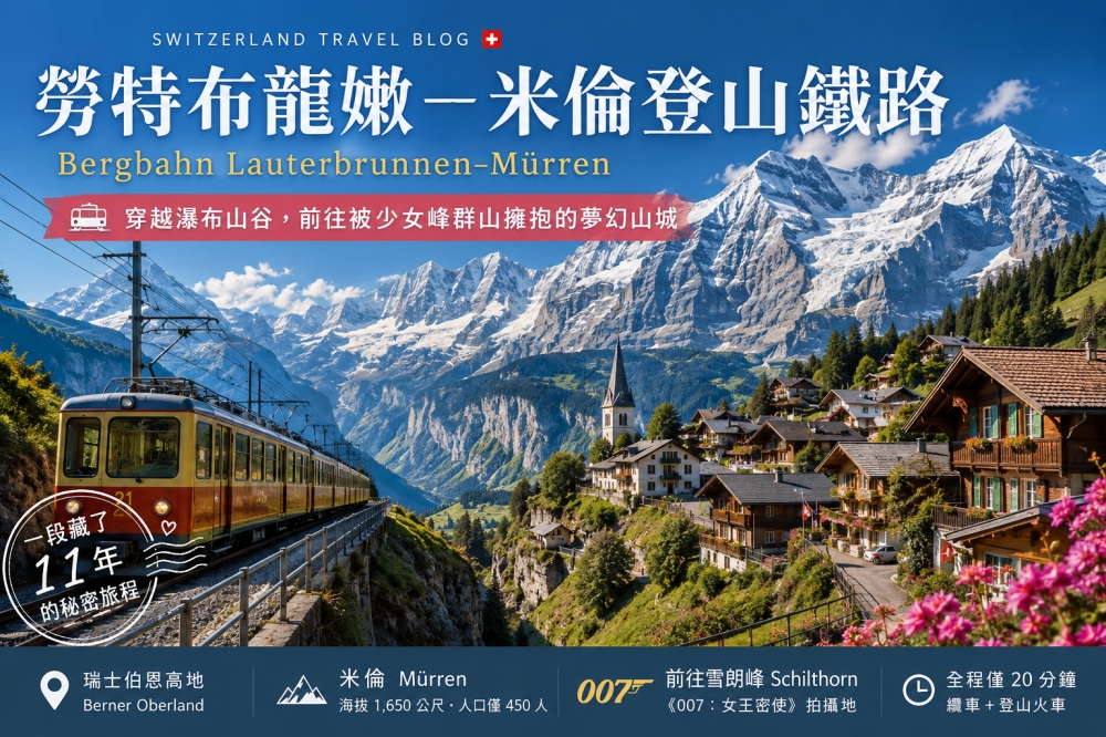 勞特布龍嫩－米倫登山鐵路（Bergbahn Lauterbrunnen–Mürren，簡稱 BLM）